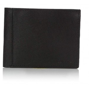[優質小牛皮] Calvin Klein Saffinao Leather Slim Wallet / Black  
